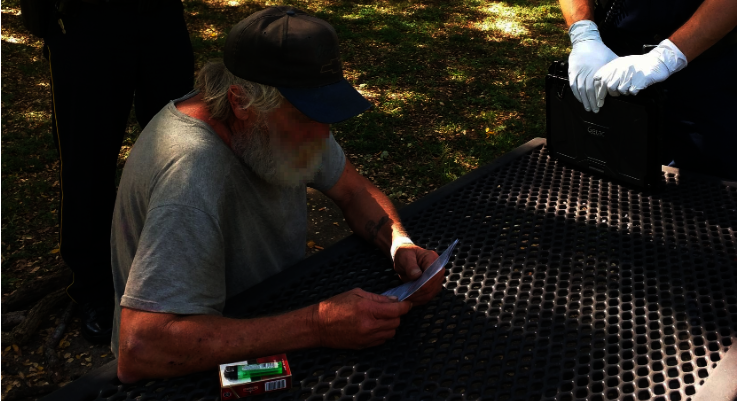 Floyd, a mentally ill homeless man in Euless, TX